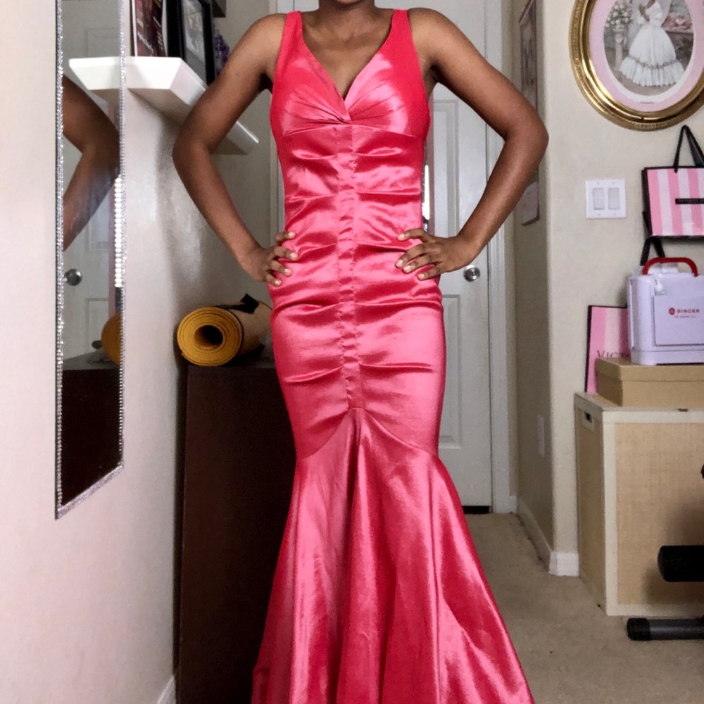 Salmon Formal Mermaid Gown